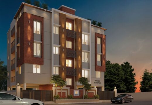 Apartments and Flats in Madhavaram - Vana Garden Night View